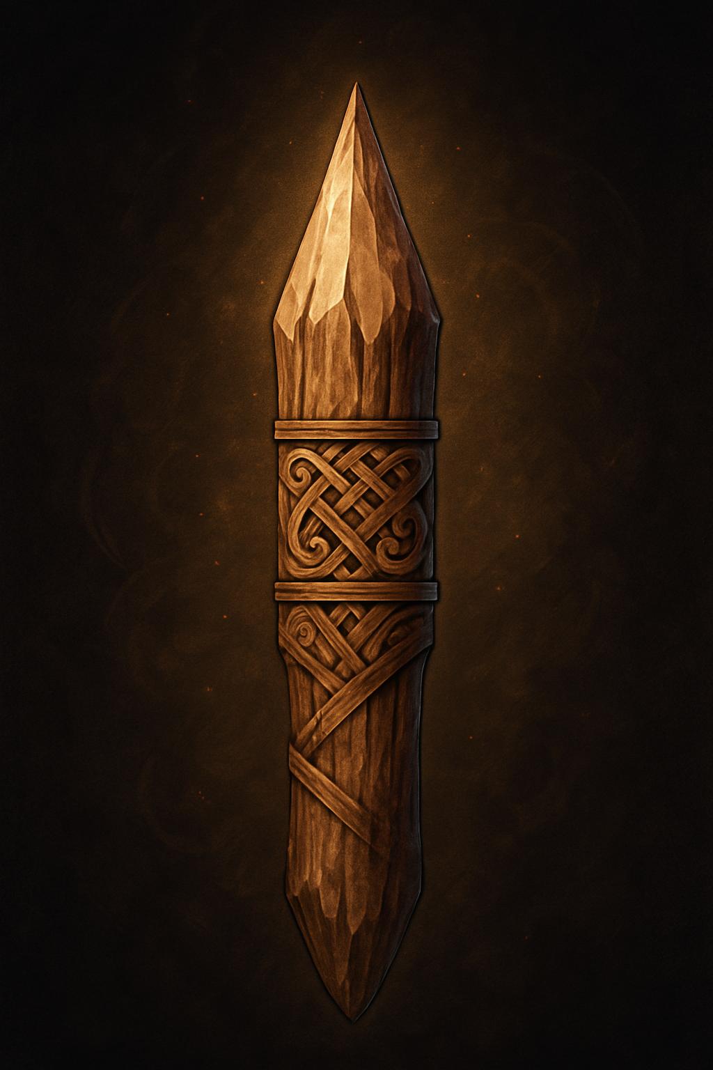 Icono de Estaca de Madera